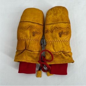 Give'r Unisex Size Unisex Large Leather Waterproof Frontier Mittens